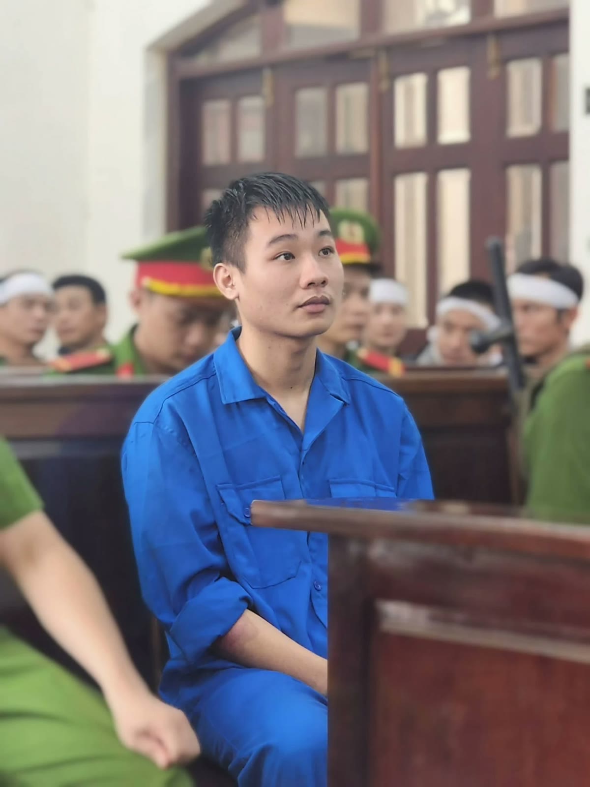 Bị cáo Nguyễn Đức Anh tại phiên tòa